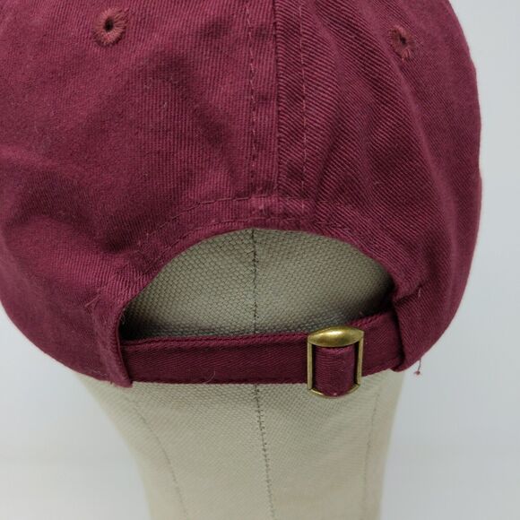 Lemon Creek Winery Slideback Hat Red Adjustable Embroidered Logo Grapes - Picture 8 of 11